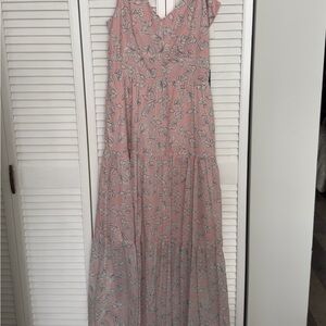Tommy Hilfiger Pink Floral Maxi Dress